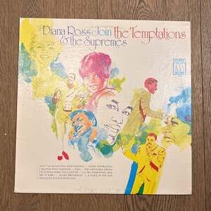 Diana Ross & The Supremes Join The Temptations Vintage 1968 Vinyl LP